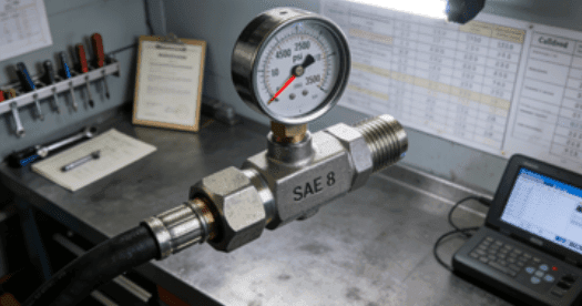 SAE 8 Hydraulic Fitting