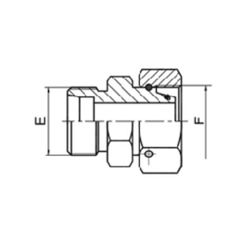 Metric Female 24°cone