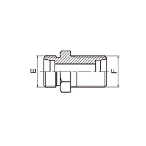 Metric Male 24°cone Bulkhead
