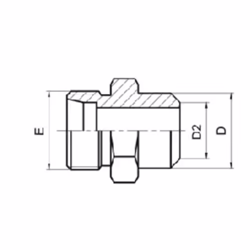 Metric Male 24°cone / Butt Weld