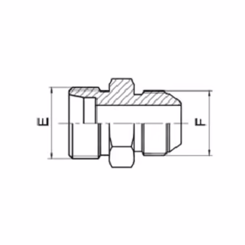 Metric Male 24°cone /Jic 74° Cone Sealing