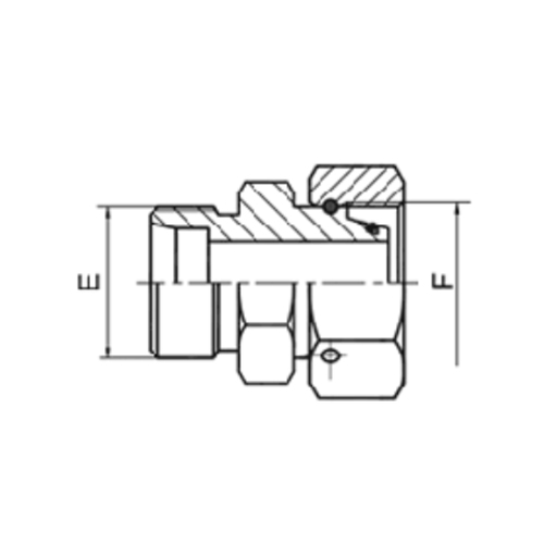 Metric Male 24°cone /Metric Female 24°cone