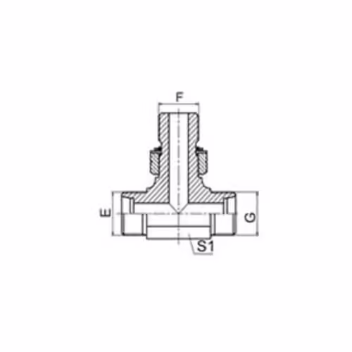 METRIC MALE 24°CONEADJUSTABLEMETRIC MALE O-RINGBRANCH TEE