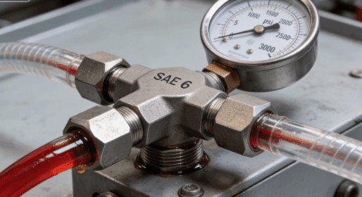 SAE 6 Hydraulic Fittings