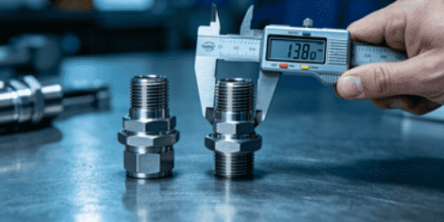 hydraulic fitting dimensions