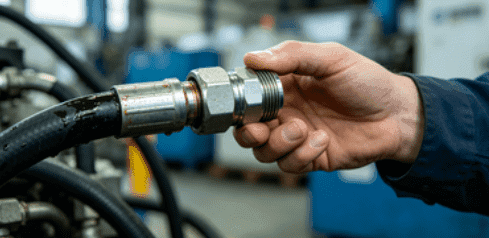 Reusable Hydraulic Fitting